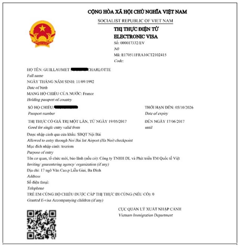 Sample-of-Vietnamese-Electronic-visa